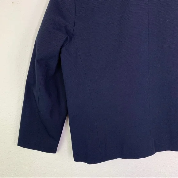 Boden Marina Jacket Blazer in Navy Sz 12R - Picture 4 of 10